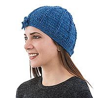 100% alpaca hat,