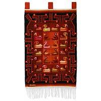 Wool tapestry,