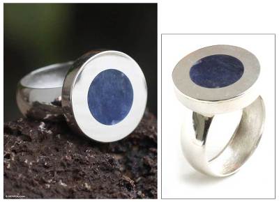 Sodalite cocktail ring
