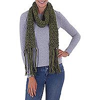 100% alpaca scarf,