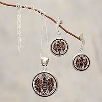 Mate gourd jewelry set,
