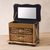 Painted glass jewelry box, 'Splendor' - Unique Reverse Painted Glass Jewelry Box (image 2b) thumbail