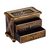 Painted glass jewelry box, 'Splendor' - Unique Reverse Painted Glass Jewelry Box (image 2c) thumbail
