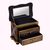 Painted glass jewelry box, 'Splendor' - Unique Reverse Painted Glass Jewelry Box (image 2d) thumbail