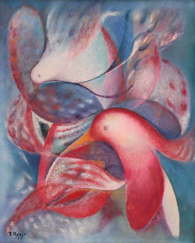 'Impassioned' (2010) - Expressionist Oil Painting