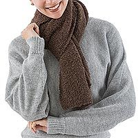 Alpaca blend scarf,