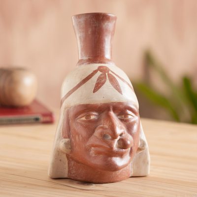 Ceramic sculpture, Moche Man