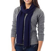 Alpaca blend scarf,