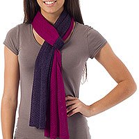Alpaca blend scarf,
