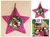 Applique Christmas wall hanging, 'Lilac Nativity Scene' - Unique Christmas Folk Art Wall Hanging thumbail