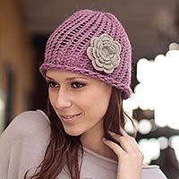 100% alpaca hat,