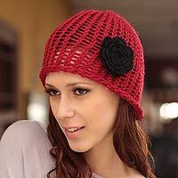 100% alpaca hat,