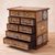 Reverse painted glass jewelry chest, 'Golden Glow' - Reverse Painted Glass Jewelry Chest from Peru (image 2b) thumbail