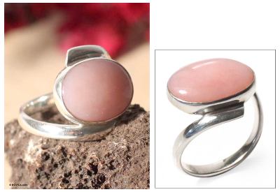 Sterling Silver and Opal Cocktail Ring from Peru