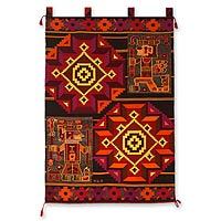 Wool tapestry,