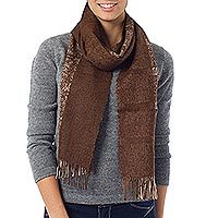 100% alpaca scarf,
