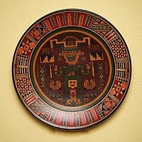 Cuzco decorative plate,