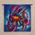 Alpaca blend tapestry, 'Water Spirit' - Alpaca blend tapestry thumbail
