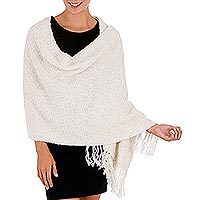 100% alpaca shawl,