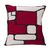Alpaca cushion cover, 'Crimson Riddle' - Fair Trade Modern Alpaca Wool Cushion Cover (image 2a) thumbail