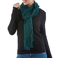 100% alpaca scarf,
