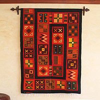 Wool tapestry,