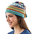 100% alpaca hat, 'Blue Winter' - Artisan Crafted Alpaca Wool Hat (image 2c) thumbail