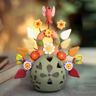 Ceramic candleholder, Light of Joy