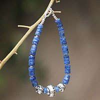 Sodalite beaded bracelet,