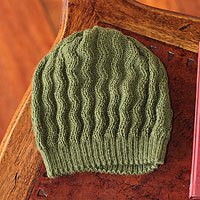 100% alpaca hat,