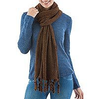 Alpaca blend scarf,