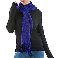 Alpaca blend scarf,