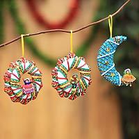Cotton blend ornaments,