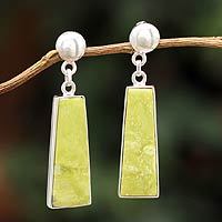 Serpentine dangle earrings,