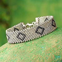 Sterling silver wristband bracelet,