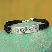 Sterling silver wristband bracelet,