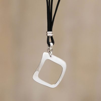 Sterling silver pendant necklace, Magical Minimalism