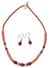 Ceramic beaded jewelry set, 'Festive Inca' - Ceramic beaded jewelry set (image 2a) thumbail