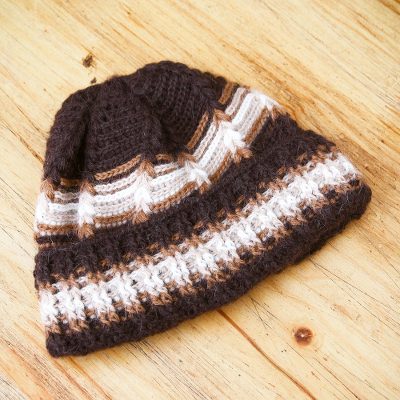 Mens 100% alpaca hat, Huascaran Explorer
