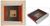 Wood and aluminum wall clock, 'Inca Bird' - Wood and aluminum wall clock thumbail