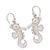 Sterling silver filigree earrings, 'Little Seahorse' - Sterling Silver Filigree Dangle Sea Life Earrings (image 2a) thumbail