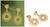 Gold plated filigree dangle earrings, 'Circles of Lace' - 21k Gold Plated Filigree Peruvian Dangle Earrings thumbail