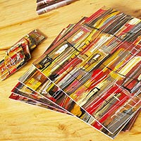 Placemats and coasters Warmth set for 4 Peru