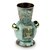 Copper and bronze vase, 'Proud Warrior' - Copper and bronze vase (image 2b) thumbail