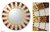 Reverse painted glass mirror, 'Blossom Halo' - Reverse painted glass mirror thumbail