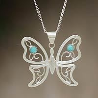 Amazonite pendant necklace,
