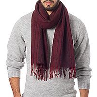 Alpaca blend scarf,