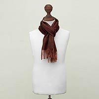 Alpaca blend scarf,