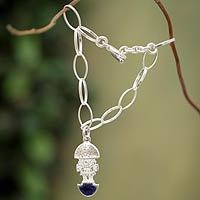 Sodalite charm bracelet,