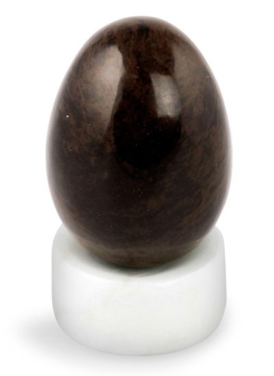 china black obsidian stone egg customized